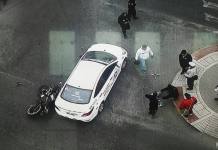 TACNA: MOTOCICLISTA HERIDO EN CHOQUE VEHICULAR POR SEMÃFORO DEFECTUOSO