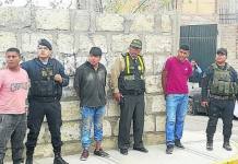 AREQUIPA: DETIENEN A TRES PRIMOS POR TIROTEO EN PARTE ALTA DE CERRO COLORADO