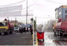 AREQUIPA: COMERCIANTES AMBULANTES FUERON DESALOJADOS DE LAS CALLES EN MIRAFLORES