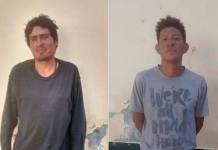 AREQUIPA: POLICÃA DE PALACIO VIEJO DETIENE A DOS POR ROBO A TAXISTA CON UN CUCHILLO