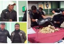 CUSCO: MOTOCICLISTAS TRASLADANDO DROGA EN EL TANQUE DE SUS UNIDADES