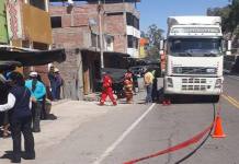 TORATA: CAMIÃ“N BOLIVIANO ATROPELLÃ“ Y DEJÃ“ SIN VIDA A VETERANA