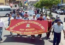 MOQUEGUA: POBLACIÃ“N INICIA PARO INDEFINIDO CONTRA ALZA DE TARIFA DEL AGUA