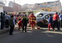 MOQUEGUA: OTRO ACCIDENTE, CHOCA COMBI CON TAXI