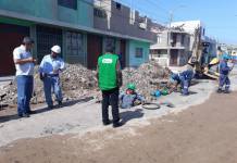 ILO: SUNASS SUPERVISA REPARACIÃ“N DE TUBERÃA MATRIZ DE AGUA POTABLE