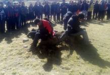 APURIMAC: COMUNEROS SE ENFRENTAN ARMADOS DEJANDO CUATRO HERIDOS