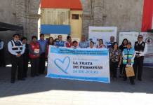 MOQUEGUA: LA  MUNICIPALIDAD DISTRITAL DE SAMEGUA PARTICIPÃ“ EN LA FERIA POR EL DÃA MUNDIAL CONTRA LA TRATA DE PERSONAS