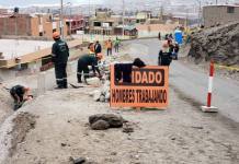 ILO: SE RETOMÃ“ LABORES DE EJECUCIÃ“N DE MURO DE CONTENCIÃ“N DE AVENIDA CIRCUNVALACIÃ“N CUAJONE