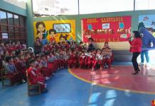 MOQUEGUA: 100 NIÃ‘OS DE LA I.E. NÂ° 153 â€œSAGRADO CORAZÃ“N DE JESÃšSâ€ RECIBEN CHARLA PARA EL CUIDADO DEL AGUA