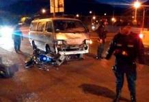 MOQUEGUA: ACCIDENTE DE TRÃNSITO DEJA A DOS JÃ“VENES HERIDOS