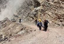 APURIMAC: DERRUMBE DE ROCAS APLASTA Y MATA A CUATRO OBREROS QUE REALIZABAN DETONACIÃ“N