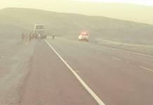MOQUEGUA: BUS DE FLORES QUE LLEVABA PACIENTES DE ESSALUD SUFRE ACCIDENTE EN RUTA HACIA AREQUIPA