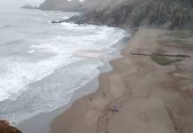 ILO: HUAICO BLOQUEA TRAMO DE LA CARRETERA DE INGRESO A PLAYA PLATANALES