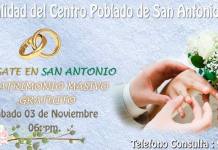 MOQUEGUA: POR ANIVERSARIO DE SAN ANTONIO HABRÁ MATRIMONIO MASIVO