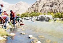 MOQUEGUA: CONTAMINAN RÍO ALTO TAMBO CON SUSTANCIA FOSFORADA