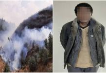 CUSCO: DETIENEN A PRESUNTO AUTOR DE FUERTE INCENDIO FORESTAL