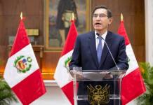 LIMA: MARTÃN VIZCARRA ANUNCIÃ“ LA DISOLUCIÃ“N DEL CONGRESO