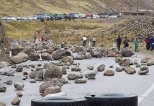 CUSCO: CORREDOR MINERO ES DECLARADO EN EMERGENCIA POR BLOQUEOS A MINERA LAS BAMBAS