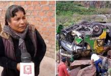 CUSCO: ESPOSA DE CHOFER DE BUS SINIESTRADO CITA QUE Ã‰L NO DESCANSÃ“ ANTES DEL VIAJE