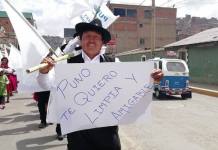 PUNO: INSTITUCIONES SALEN CON PANCARTAS POR LA PAZ