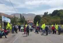 MOQUEGUA: CON BLOQUEO EN CARRETERA BINACIONAL RETOMAN PARO INDEFINIDO CONTRA QUELLAVECO