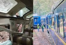 CUSCO: DESLIZAMIENTO DE PIEDRAS CAE SOBRE TREN TURÃSTICO