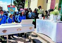 PUNO: DAN ÃšLTIMO ADIÃ“S A ESCOLAR ULTRAJADA Y ASESINADA EN JULIACA