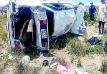 PUNO: ACCIDENTE DEJA MUERTA Y 4 HERIDOS EN VÃA PUNO â€“ TIQUILLACA