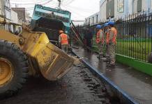 AREQUIPA: LLUVIAS PROVOCAN HUNDIMIENTO DE CALLES