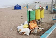 MOQUEGUA: BAÃ‘ISTAS DEJARON 19 TONELADAS DE BASURA EN PLAYAS DE ILO