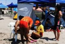 TACNA: SALVAVIDAS RESCATARON A CUATRO MENORES DE MORIR AHOGADOS