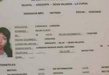AREQUIPA: HALLAN SIN VIDA A MADRE QUE ESTUVO DESAPARECIDA