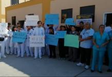 AREQUIPA: MÃ‰DICOS DEL HOSPITAL GOYENECHE PROTESTAN PARA EXIGIR MASCARILLAS