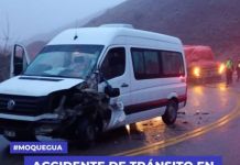 MOQUEGUA: ACCIDENTE DE TRÃNSITO EN CERCANÃAS DEL CERRO BAÃšL