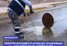 MOQUEGUA: PRECIPITACIONES PLUVIALES OCASIONAN COLAPSO EN EL SISTEMA DE ALCANTARILLADO DE LA EPS