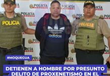 MOQUEGUA: DETIENEN A HOMBRE POR PRESUNTO DELITO DE PROXENETISMO EN EL TERMINAL TERRESTRE