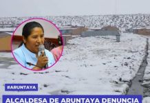 MOQUEGUA: ALCALDESA DE ARUNTAYA DENUNCIA ABANDONO TRAS INTENSAS LLUVIAS