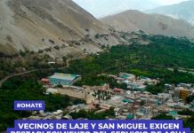 MOQUEGUA: VECINOS DE LAJE Y SAN MIGUEL EXIGEN RESTABLECIMIENTO DEL SERVICIO DE AGUA POTABLE