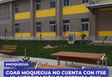 MOQUEGUA: COAR MOQUEGUA NO CUENTA CON ITSE NI AUTORIZACIÃ“N DE DEFENSA CIVIL PARA SU INAUGURACIÃ“N