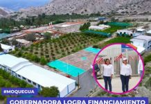 MOQUEGUA: GOBERNADORA LOGRA FINANCIAMIENTO DEL INSTITUTO DE OMATE POR MÃS DE S/50 MILLONES