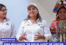 MOQUEGUA: DINA BOLUARTE â€œSE DIO EL LUJOâ€ DE VISITAR MOQUEGUA 2 VECES EN MENOS DE UN MES
