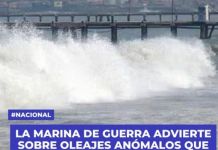LA MARINA DE GUERRA ADVIERTE SOBRE OLEAJES ANÃ“MALOS QUE INICIARÃN ESTE JUEVES 20