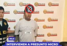 MOQUEGUA: INTERVIENEN A PRESUNTO MICRO COMERCIALIZADOR DE DROGA EN LA PAMPA INALÃMBRICA