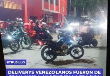 TRUJILLO: DELIVERYS VENEZOLANOS FUERON DE GRAN AYUDA ANOCHE EN LA TRÃGICA EMERGENCIA