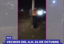 MOQUEGUA: VECINOS DEL A.H. 24 DE OCTUBRE CAPTURAN Y AMARRAN A PRESUNTO LADRÃ“N