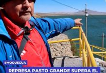MOQUEGUA: REPRESA PASTO GRANDE SUPERA EL VOLUMEN MÃNIMO REQUERIDO EN SU PRIMER MES DE RECUPERACIÃ“N HÃDRICA