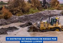 MOQUEGUA: 11 DISTRITOS DE LA REGIÃ“N EN RIESGO POR INTENSAS LLUVIAS