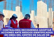 MOQUEGUA: CONTRALORÃA RECOMIENDA ADOPTAR ACCIONES ANTE RIESGOS IDENTIFICADOS EN OBRA DEL CENTRO DE SALUD DE PAMPA INALÃMBRICA DE S/ 53.7 MILLONES