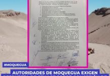 MOQUEGUA: AUTORIDADES DE LA REGIÃ“N EXIGEN RESPUESTA DE SENACE SOBRE CONCESIÃ“N DE HUATIPUKA