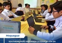 MOQUEGUA: SOUTHERN PERÃš REFUERZA LA EDUCACIÃ“N EN MOQUEGUA CON INFRAESTRUCTURA, PROGRAMAS EDUCATIVOS Y TECNOLOGÃA